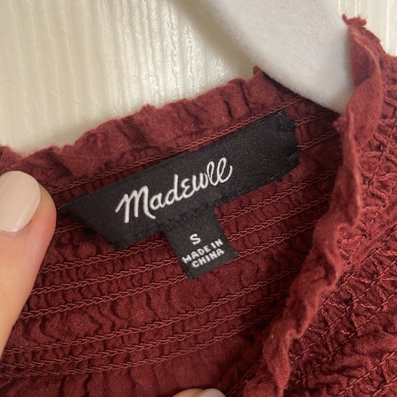 Madewell mock turtleneck top ✨ 100% cotton - Picture 2 of 7